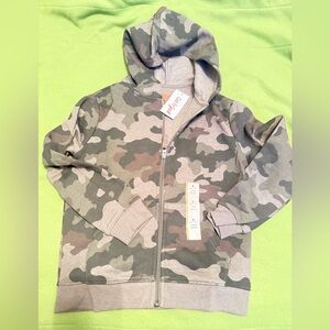 “SIZE SMALL” BOYS CAT & JACK HOODED SWEATER